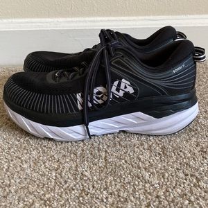 Hoka Bondi 7 Black/White
